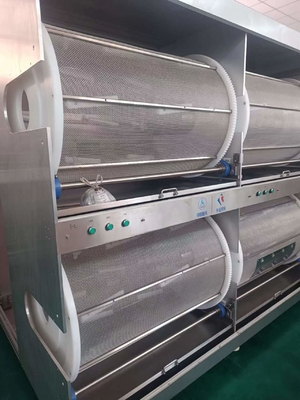 4 সেকশন 290W সফট ক্যাপসুল টাম্বলার ড্রায়ার সঙ্গে ঘোরানো খাঁচা 18-30rpm